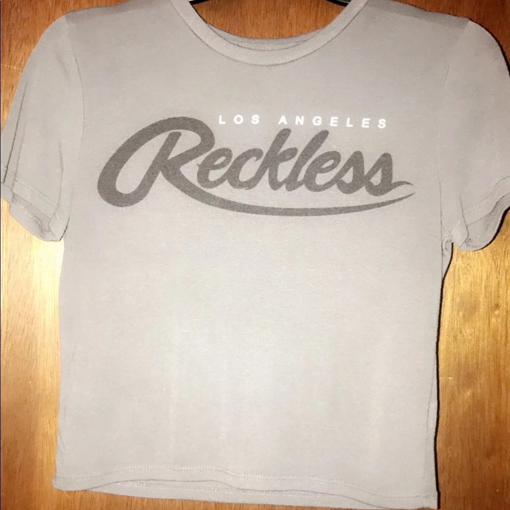 reckless crop-top
